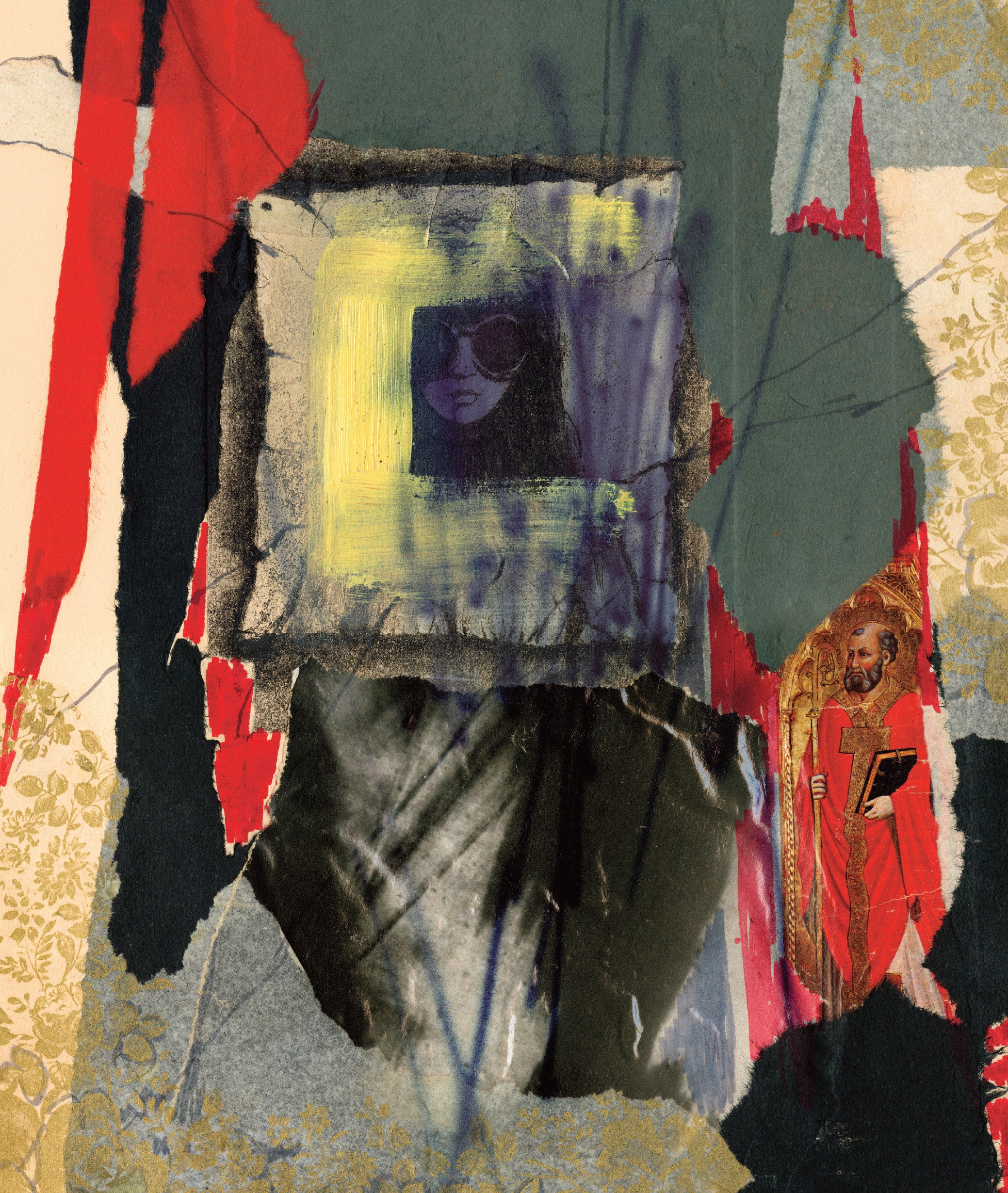 Esther Peretz-Arad, Abstract Composition, collage