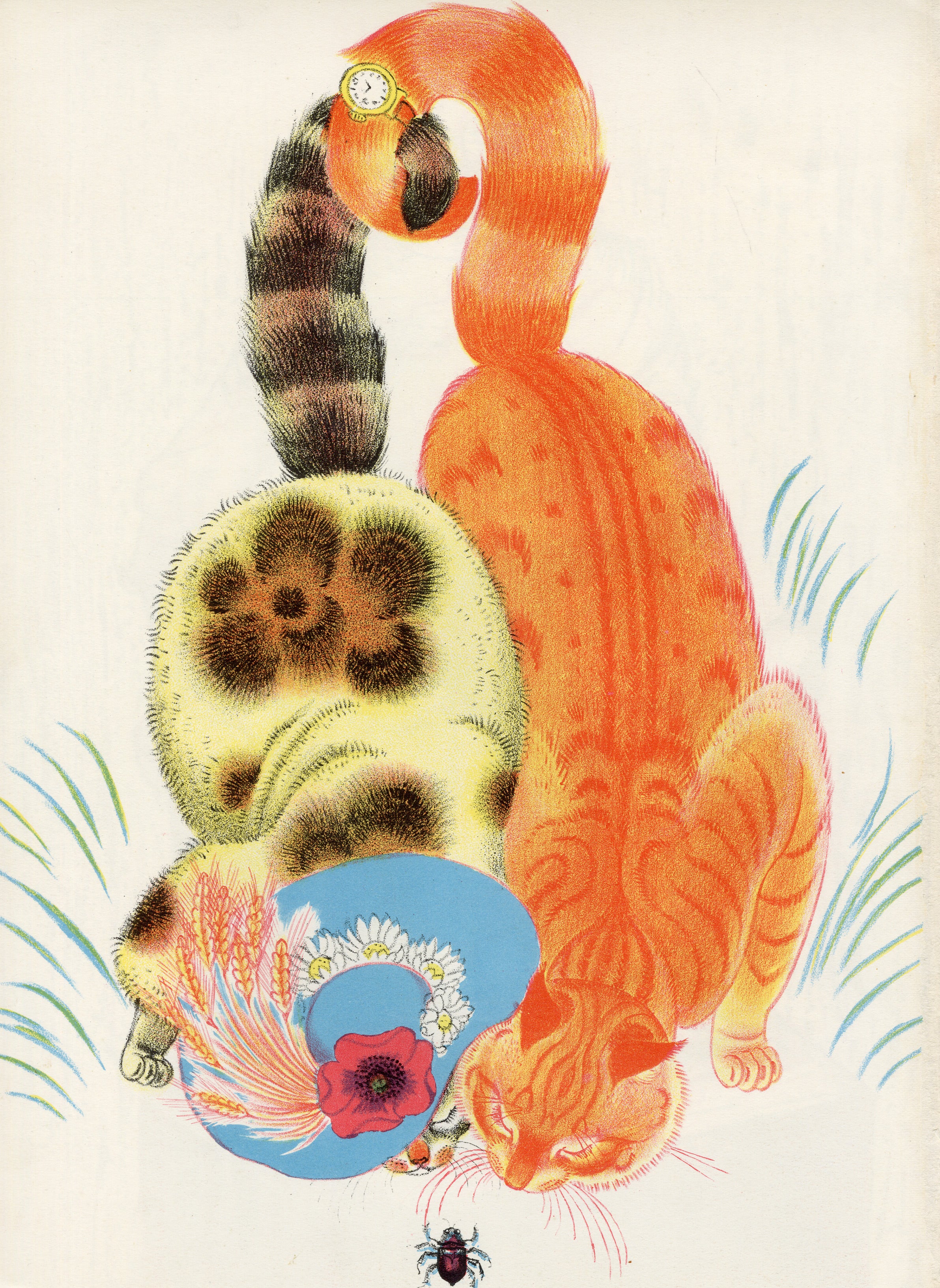 Orlando, The Marmalade Cat, 1950, lithograph