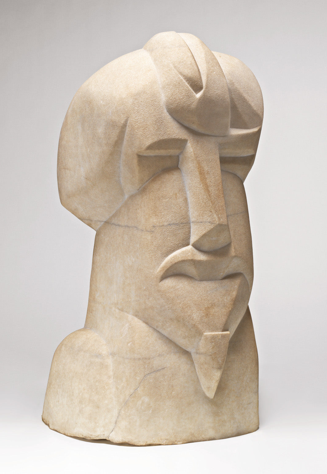 Portrait of Ezra Pound (Hieratic Head of Ezra Pound), 1914, marble, National Gallery of Art, Washington DC 