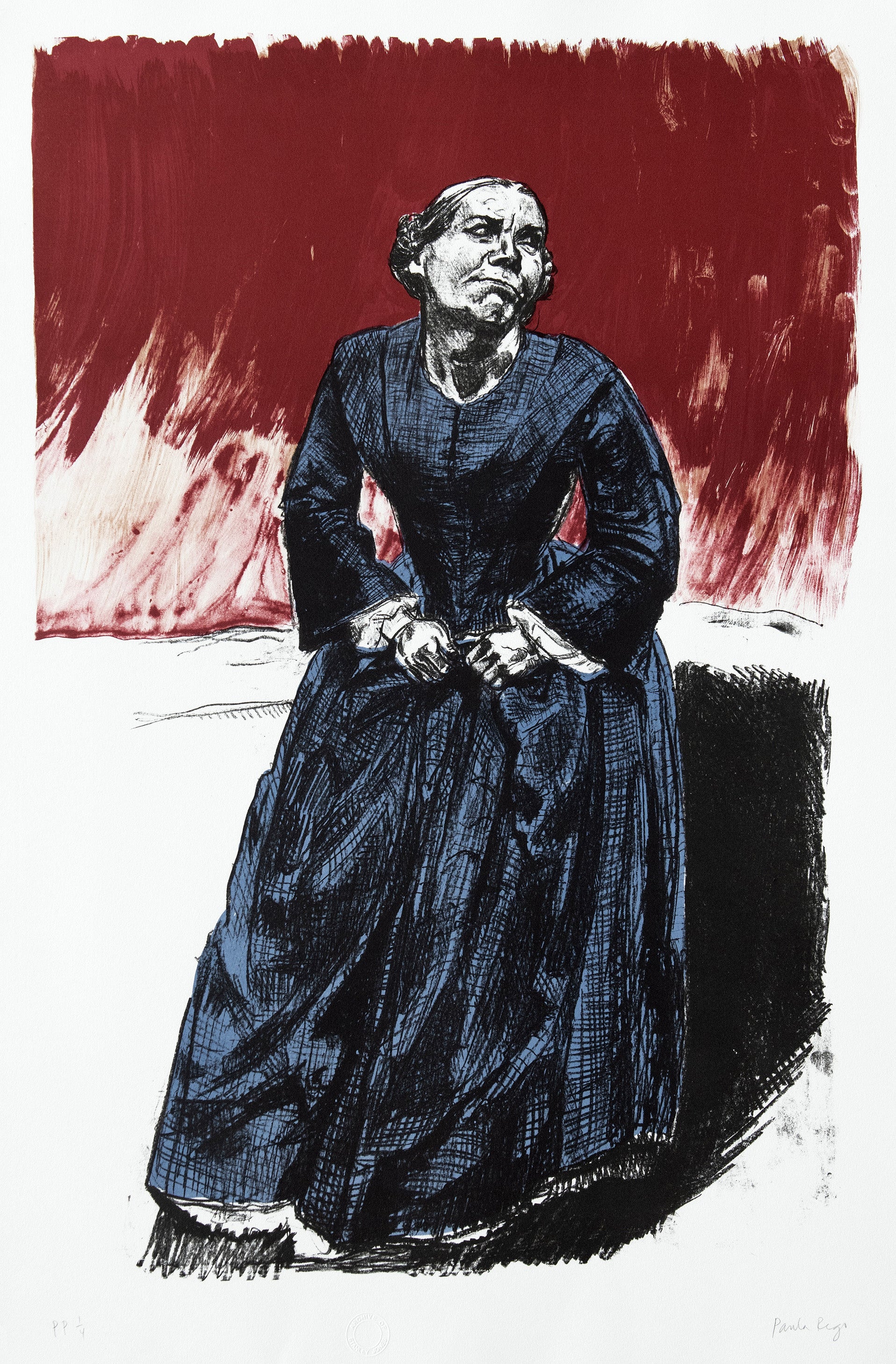 Come to Me, signed lithograph from Jane Eyre by Paula Rego