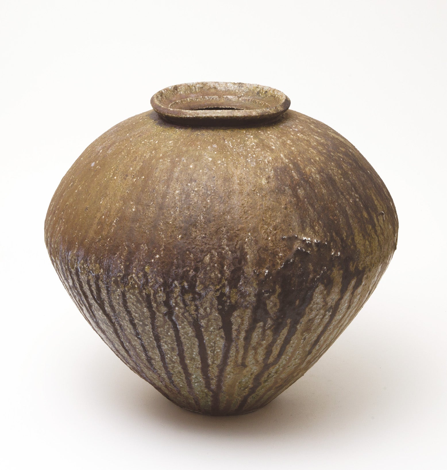 Shikamaru Takeshita, Large Pot, natural ash glaze