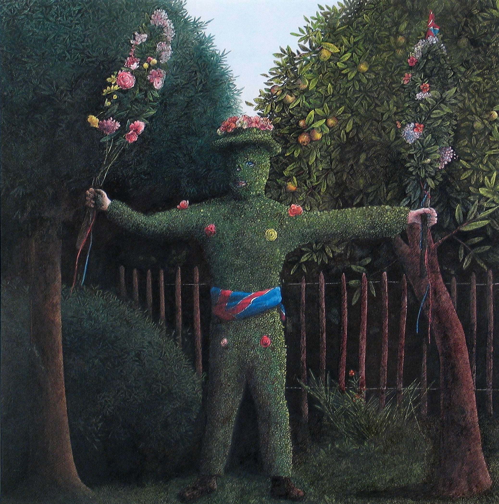David Suff, Green Man, 1977, mixed media