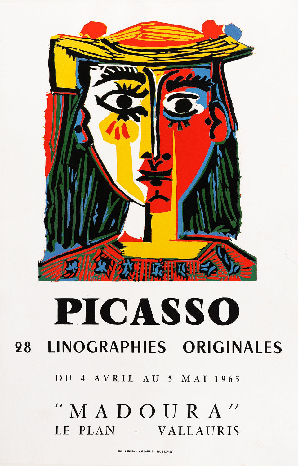 Pablo Picasso Picasso. 28 Linographies Originals. 'Madoura' – Goldmark