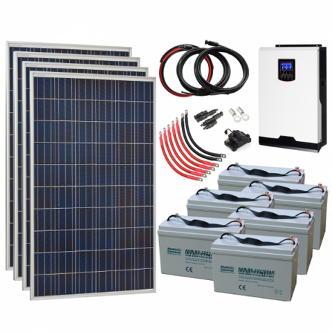Full off grid solar panel kits