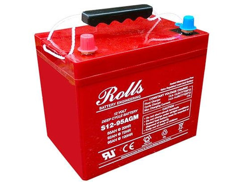 Rolls Series 5 S12-240 AGM Deep Cycle Battery – Van Junkies