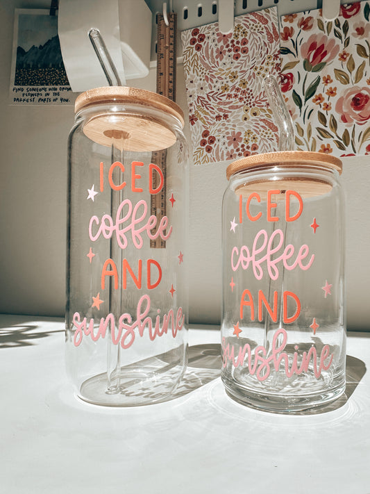 Boba Glass Tumblers, Betty Boba Tumbler, Glass Smoothie Cups
