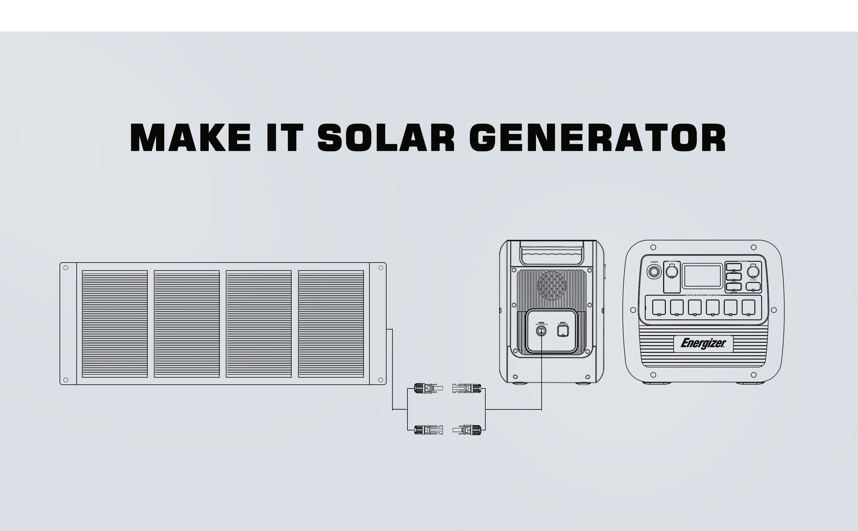 portable power station with solar panel