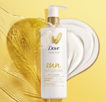 dove rehydrating lotion 
