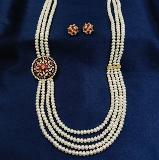 Graceful Designer Fresh Water Pearls Ranihaar