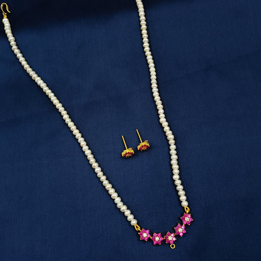 Brilliant Floret Designer Pearls Set