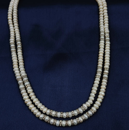 Adorable Fresh Water Pearls Double Line Set