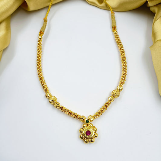 Blissful Floret Delicate Design Thushi Shree Radhe Pearls