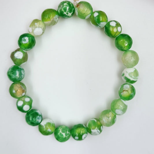 Fancy Green Emerald Stone Bracelet Shree Radhe Pearls