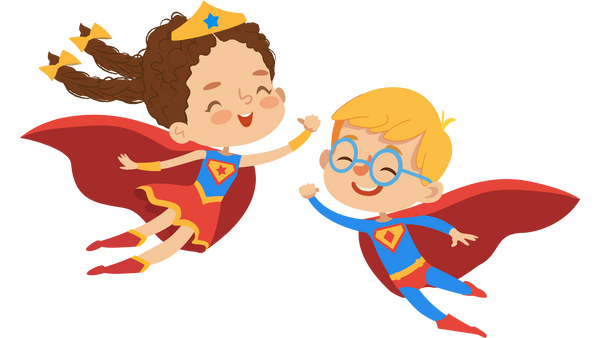 Kinderen Superhelden