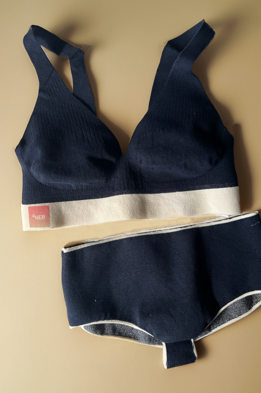 Heather Grey Cashmere Bralette