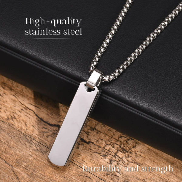 stainless steel necklace, stainless steel chain, men's chain, men's necklace, unisex necklace, women's necklace, modern design, minimalist design, pendant necklace, stainless steel accessory, men's accessory