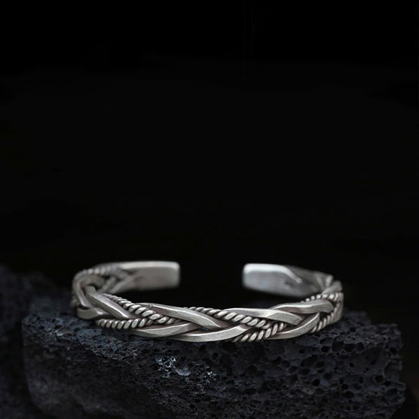 men's stainless steel bracelet, Viking bracelet, men's bracelet, sterling silver