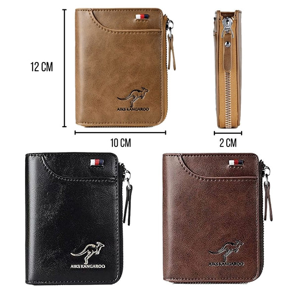 Slim wallet, 10 cm wallet, card holder