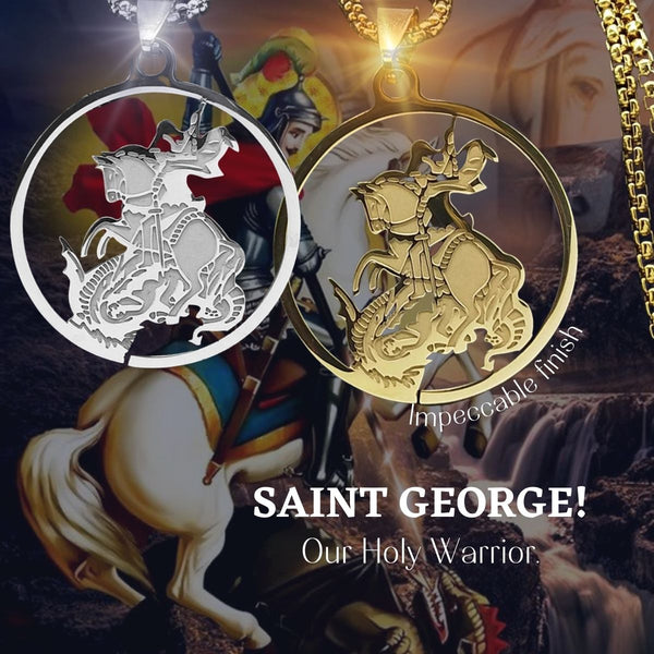 Saint George slaying the dragon, Saint George necklace