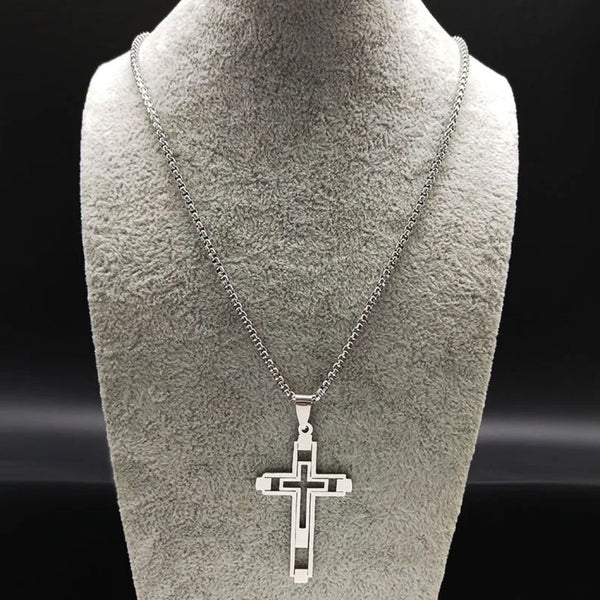 Faith, Christian faith, modern crucifix, silver crucifix