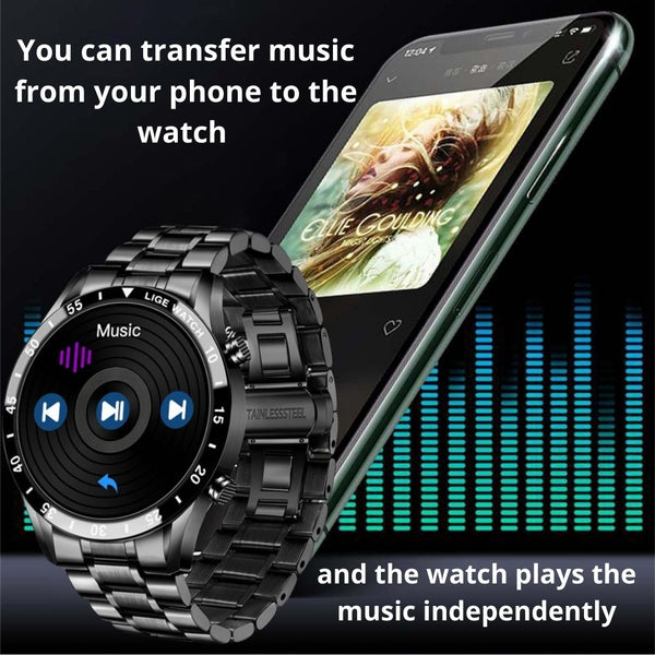 Music Watch - Music Watch - Sound Watch - Music Control Watch - Music Watch - Music Smartwatch - Music Smartwatch