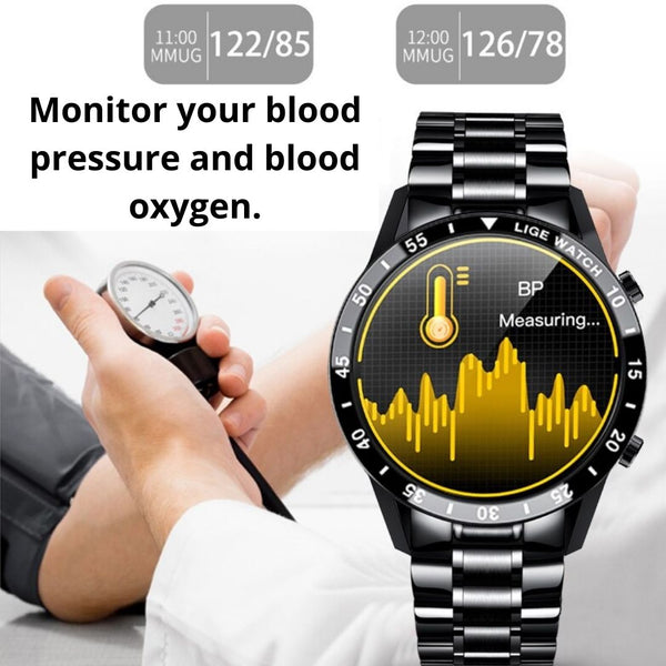 Fitness Watch - Fitness Smartwatch - Heart Rate Smartwatch - Calorie Counting Watch - Calorie Smartwatch