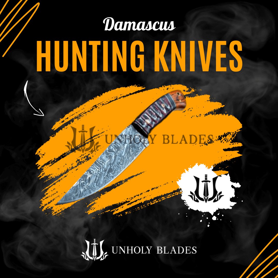 Damascus Knives for Sale | Premium Handmade Hunting Knives