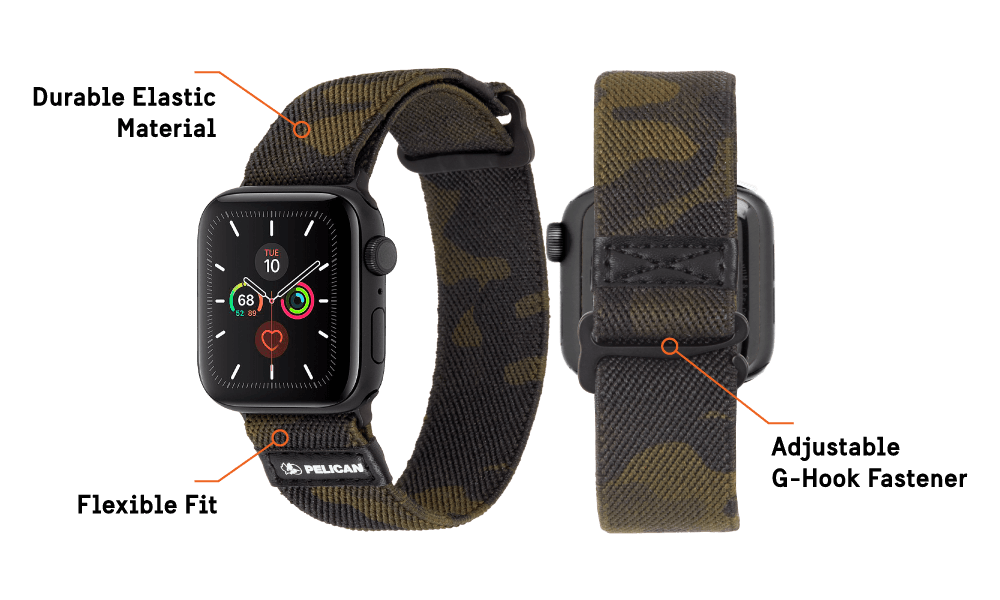 Kamo Skinz Mossy Oak Bottomland Camo Apple Watch Band