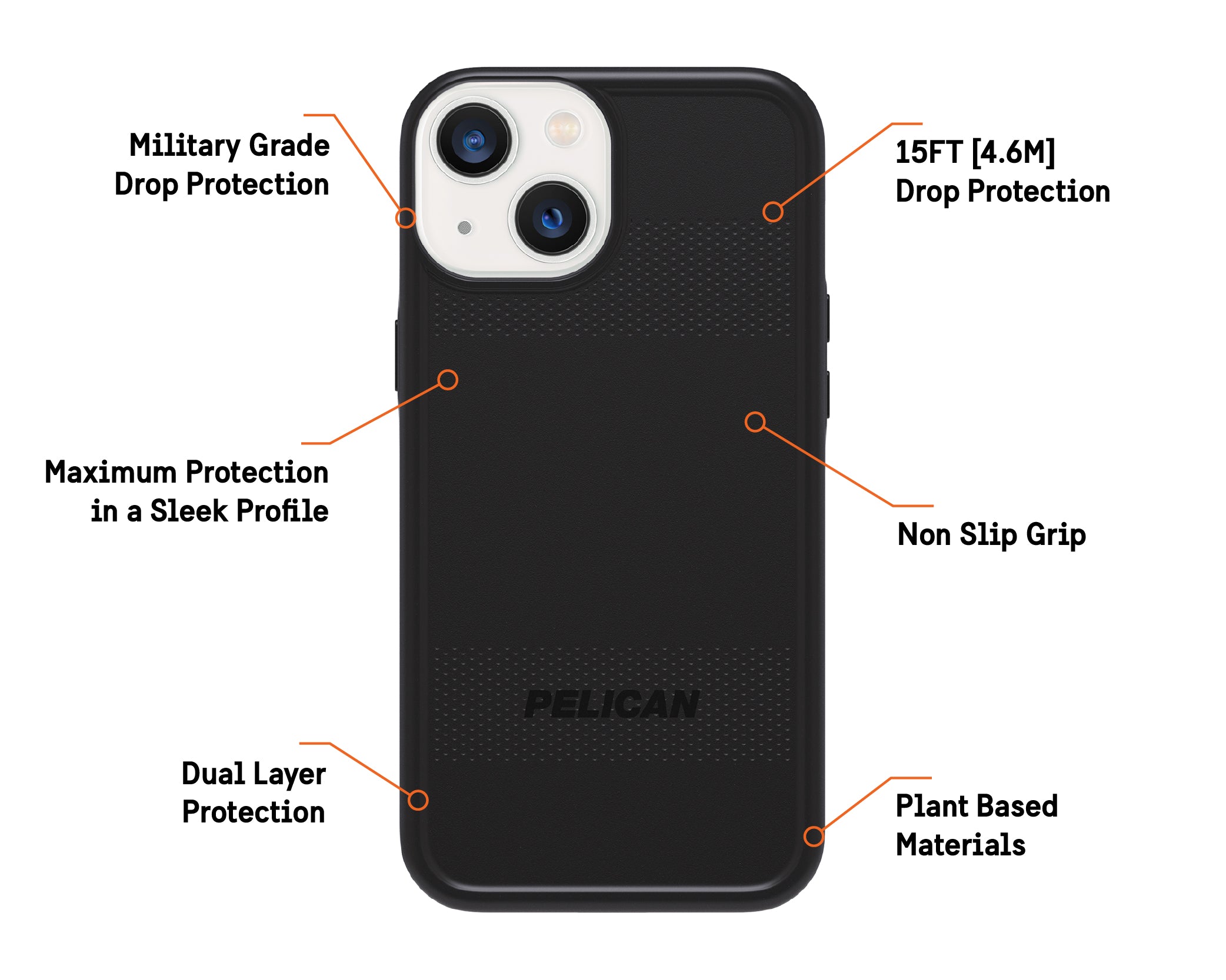 Pelican Protector Black for iPhone 13