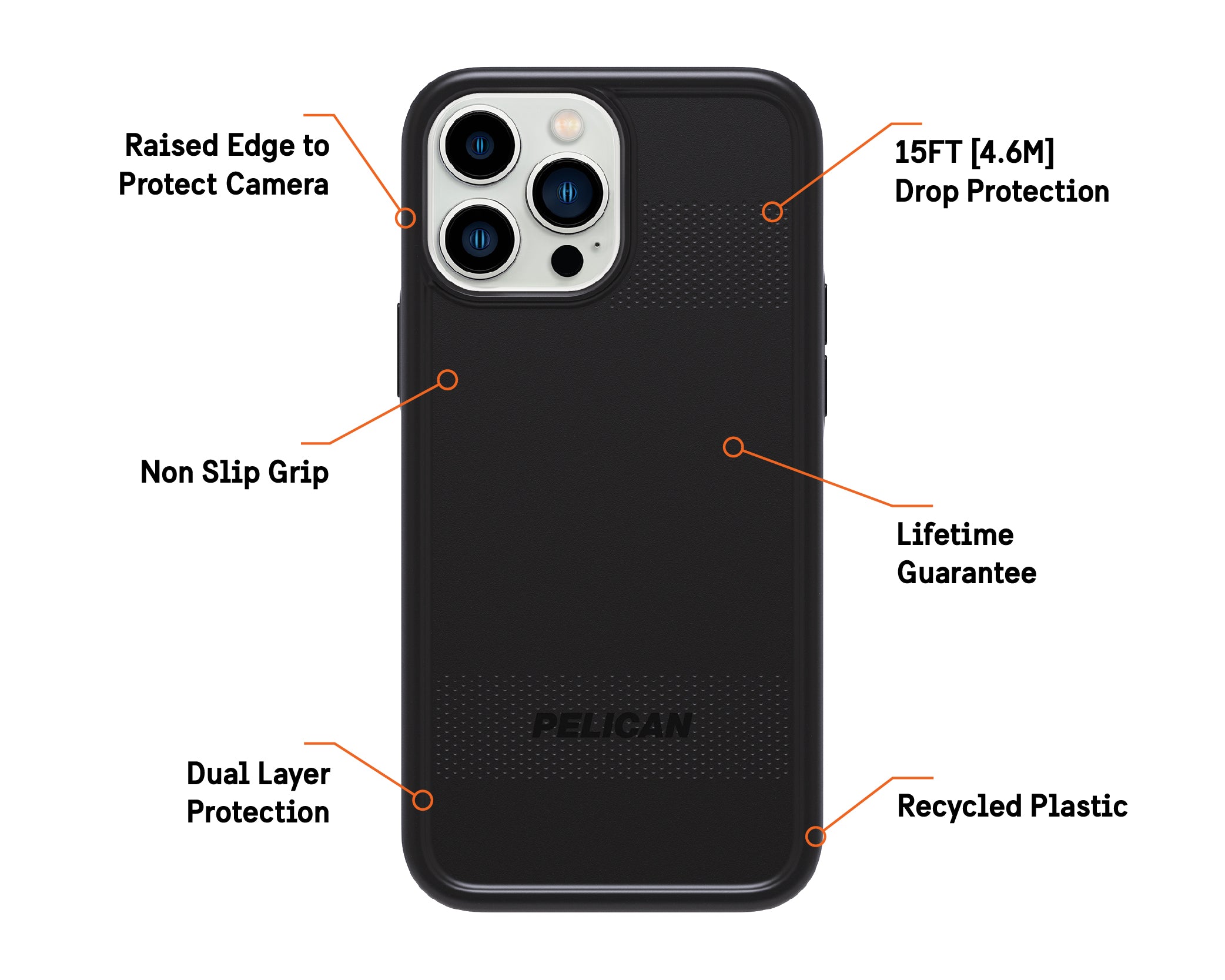 Pelican Protector Black for iPhone 13 Pro Max