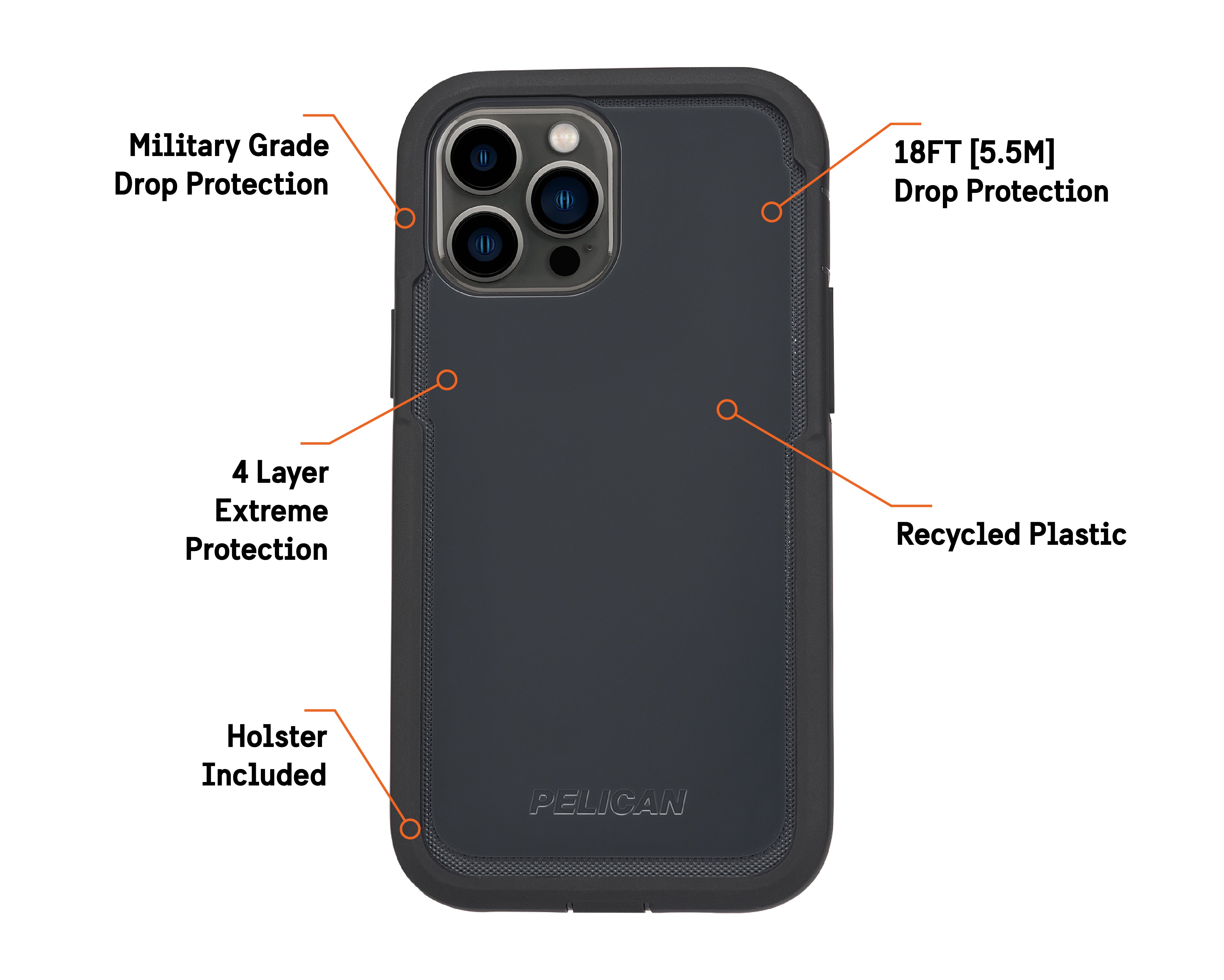 Pelican Marine Active Black for iPhone 13 Pro Max