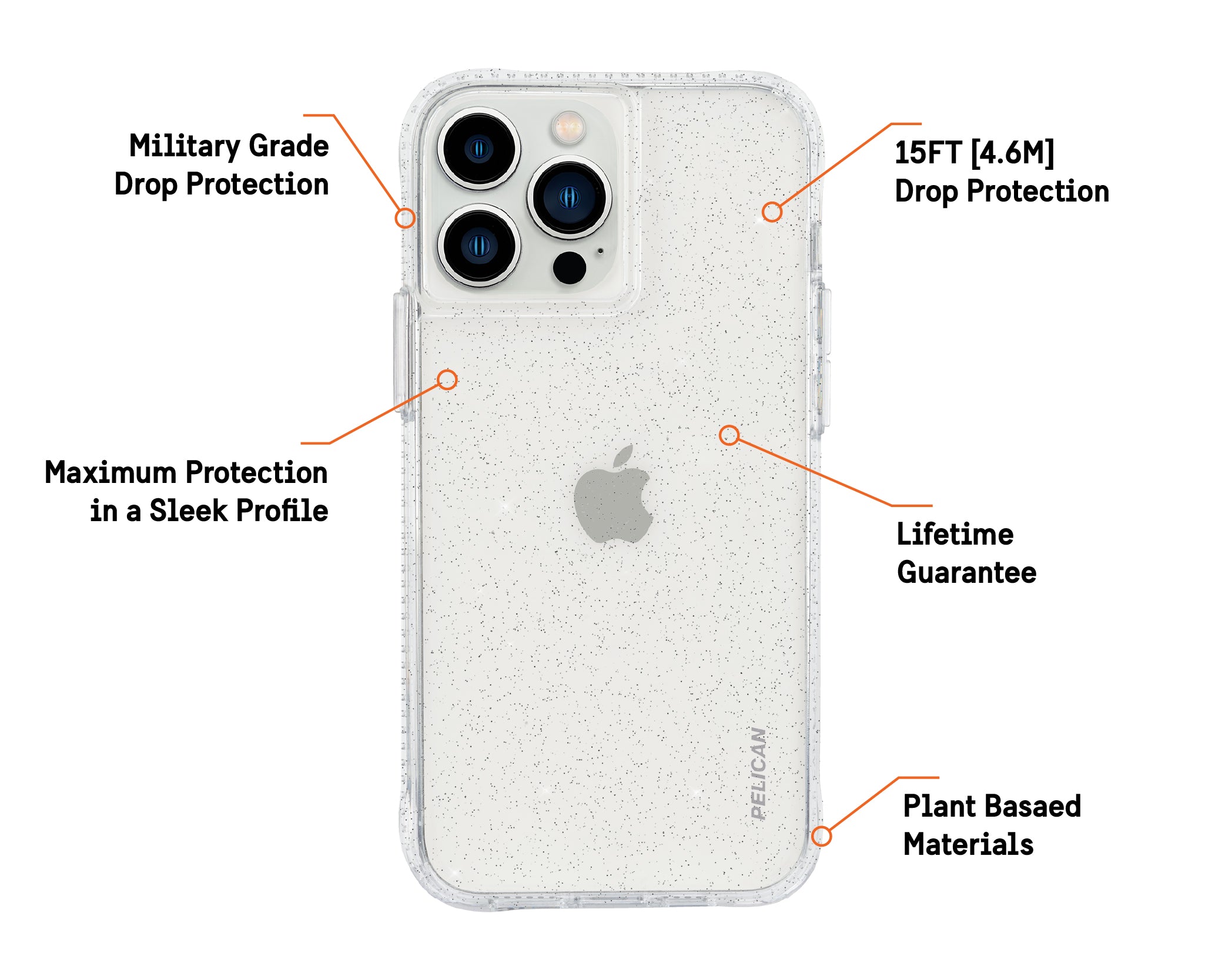 Pelican Ranger Sparkle Case for iPhone 13 Pro Max