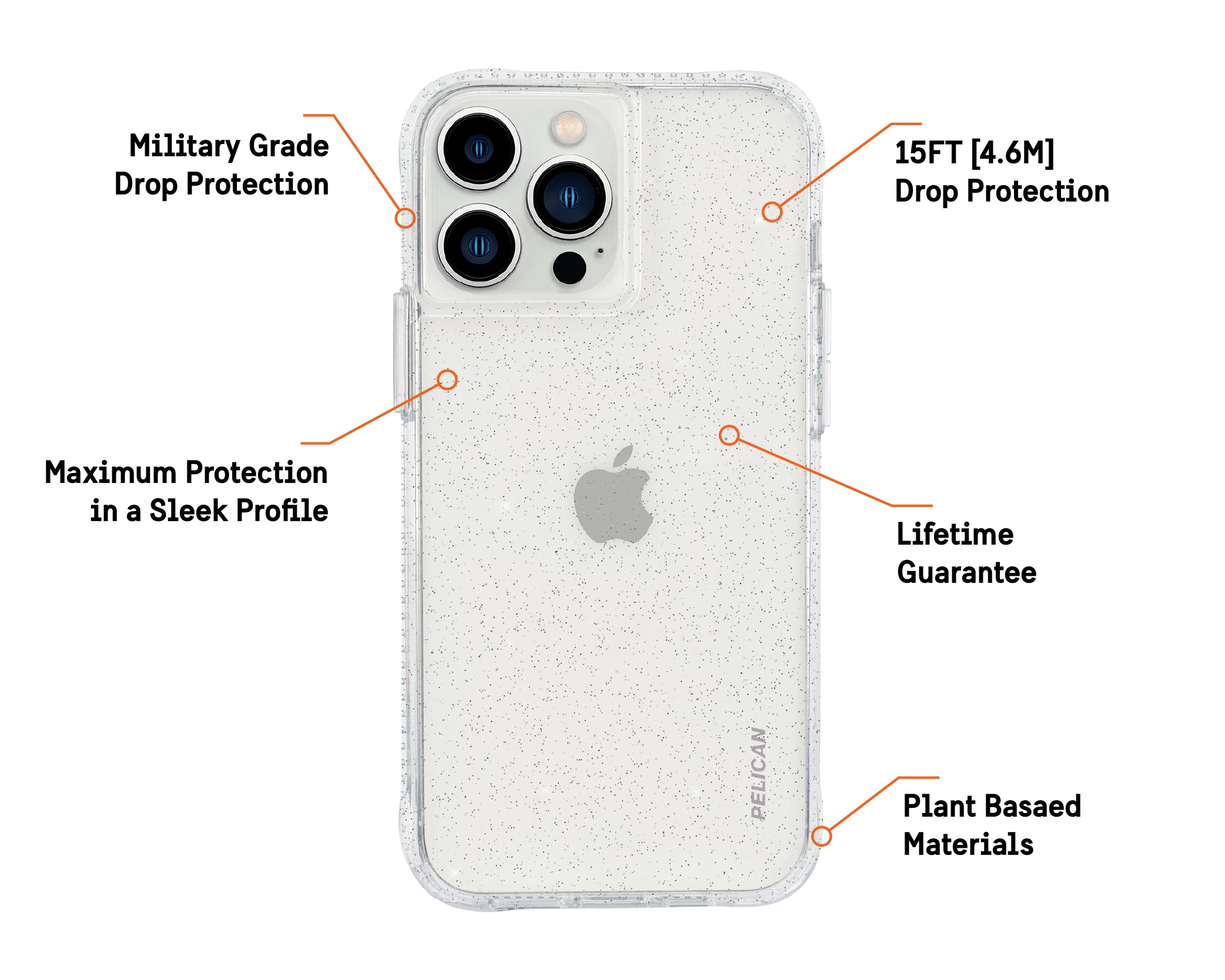 Pelican Ranger Sparkle Case for iPhone 13 Pro