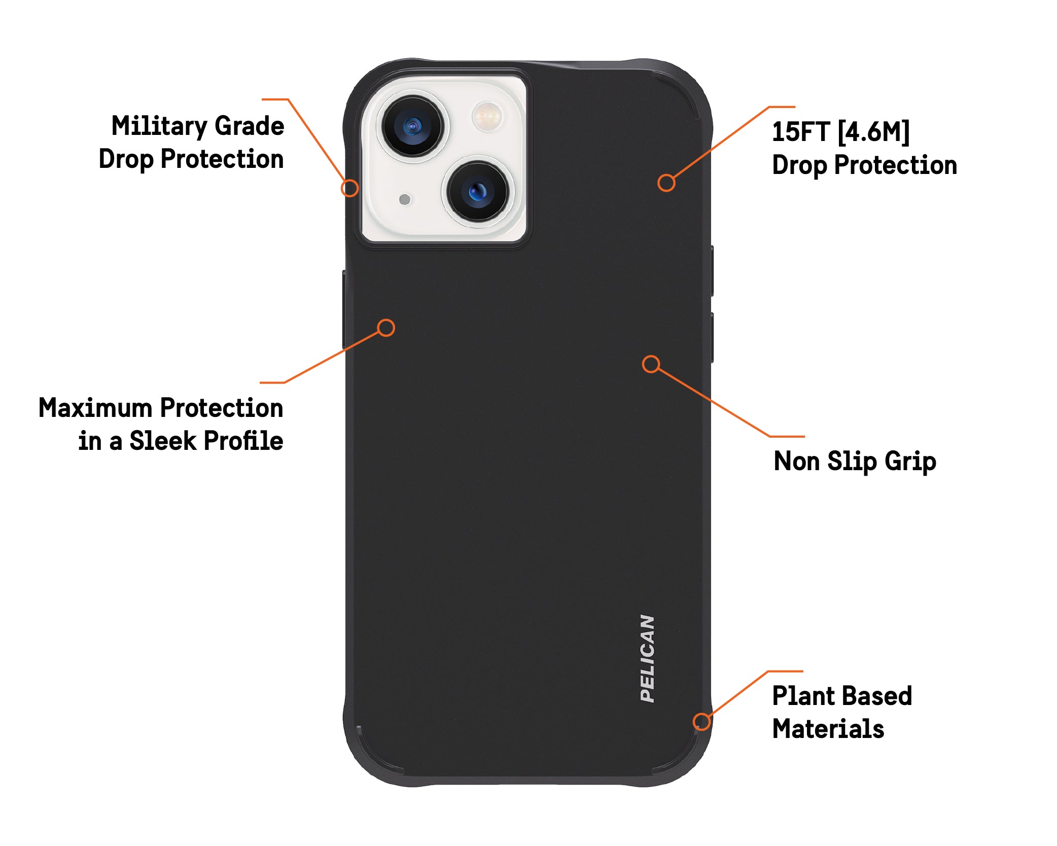 Pelican Ranger Black for iPhone 13