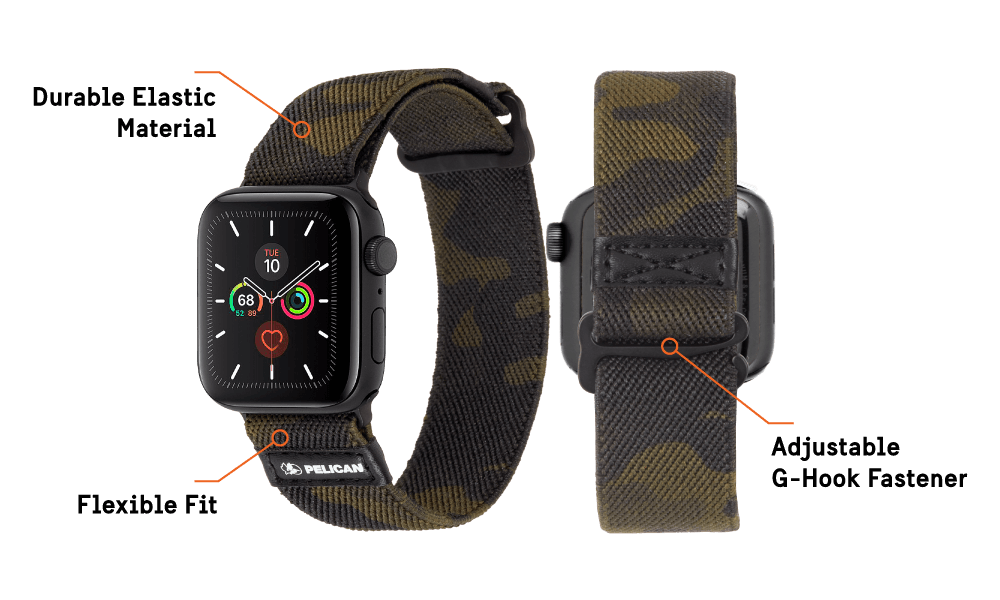 Protector Band for Apple Watch Devices 38 - 40 MM - Camo