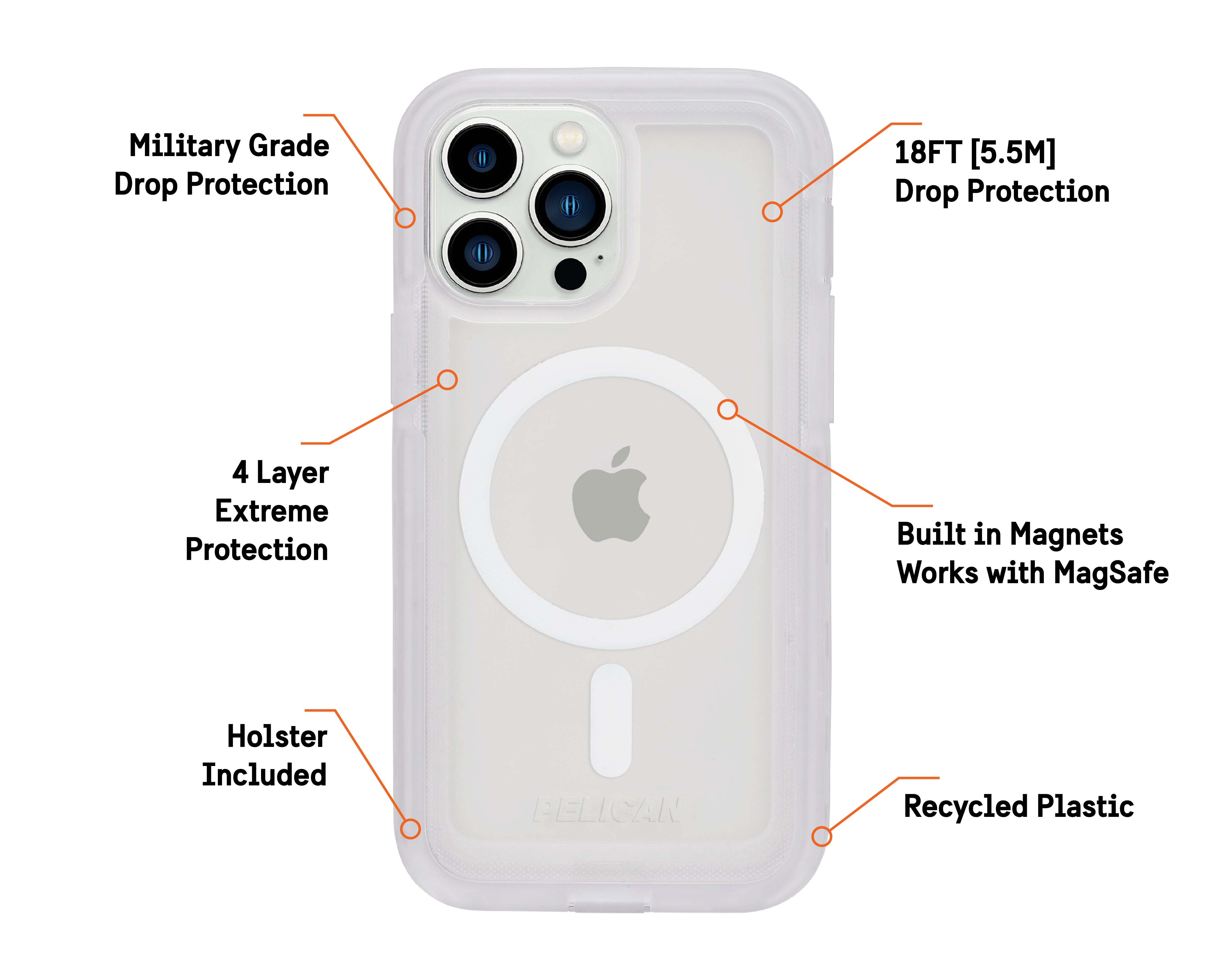 iPhone 13 Clear Case with MagSafe