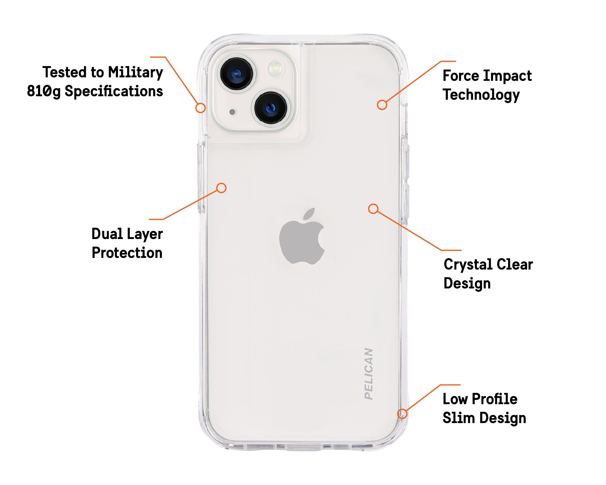 Pelican Adventurer Clear for iPhone 13