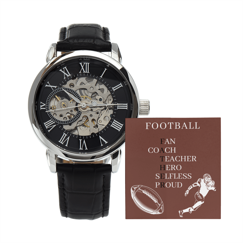 FATHER AMERICAN FOOTBALL 01 (Men's Openwork Watch)