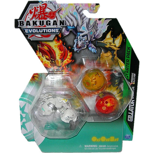 Bakugan Evolutions Starter Pack 3-Pack, Gillator Ultra 