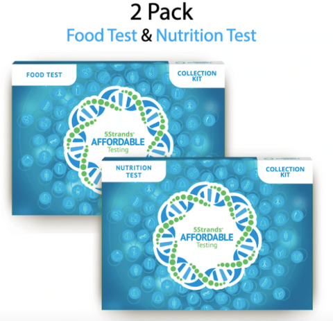 5strands food intolerance and nutrition test bundle