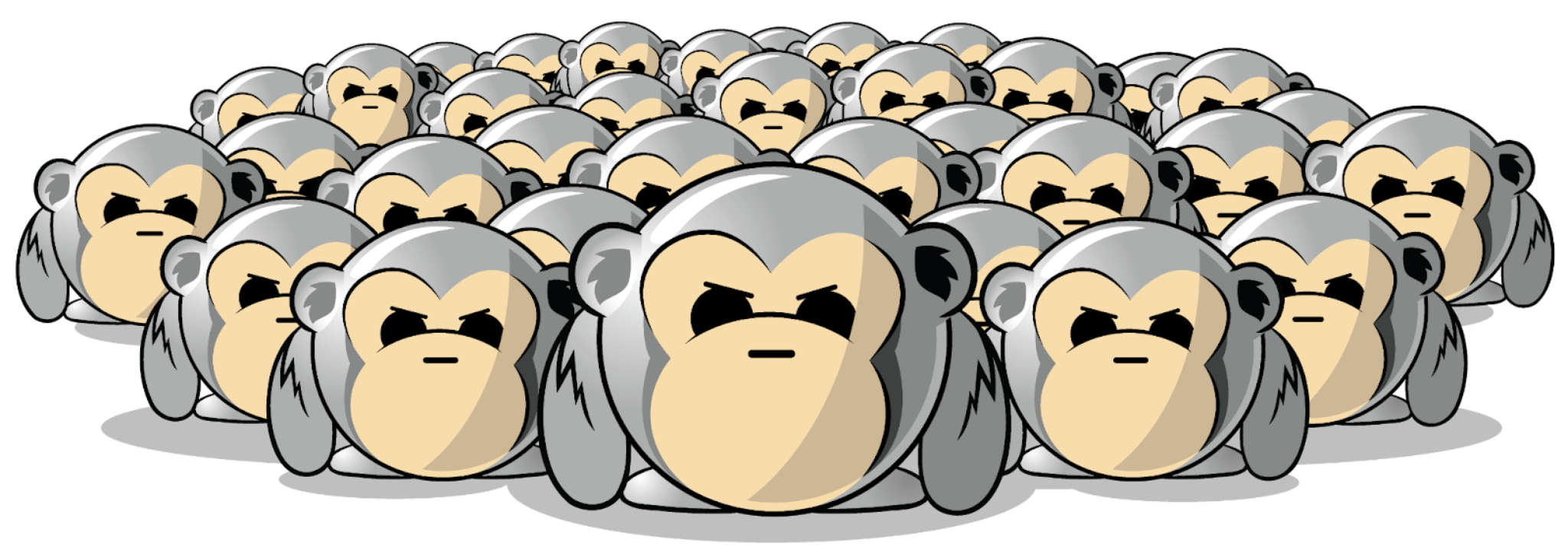 Group of Monkey Doomlings