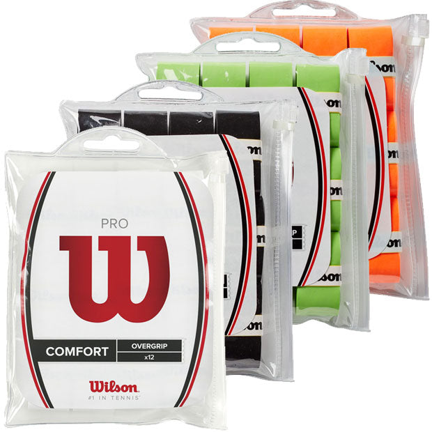 Wilson Comfort Pro Racket Overgrip x 60 Box - Multicolor