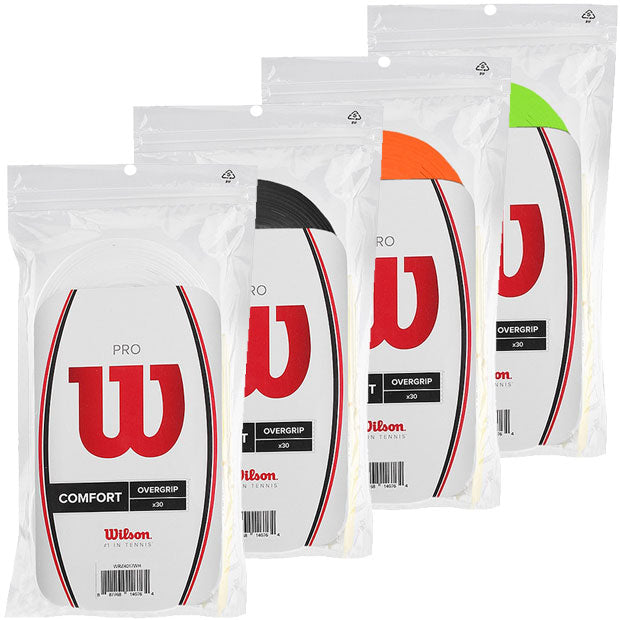 WILSON Pro Overgrip Assorted Box - 60 Pack, Assorted Colors