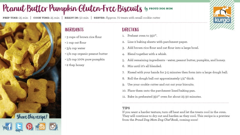 Holiday Recipe: Peanut Butter Pumpkin Biscuits