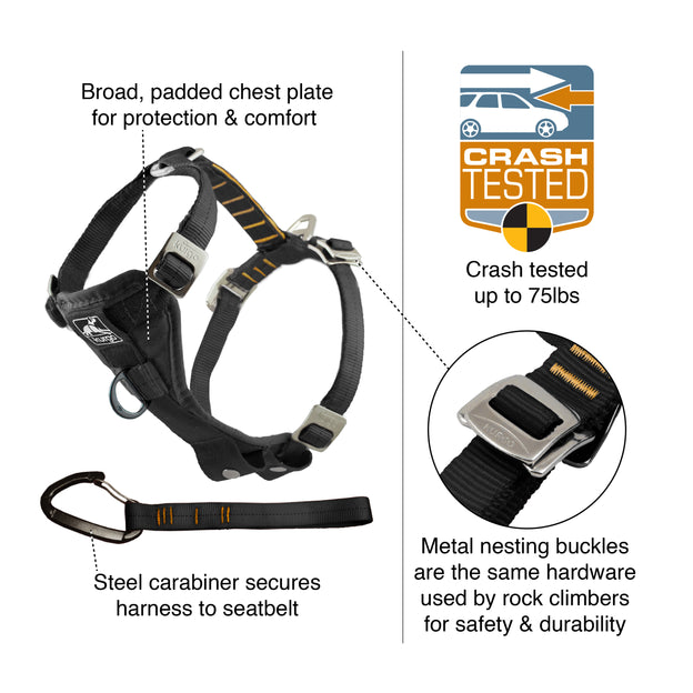 Enhanced Strength Tru-Fit Dog Car Harness