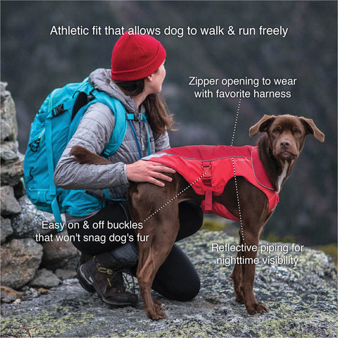 North Country Dog Coat  Waterproof and Fleece Lined