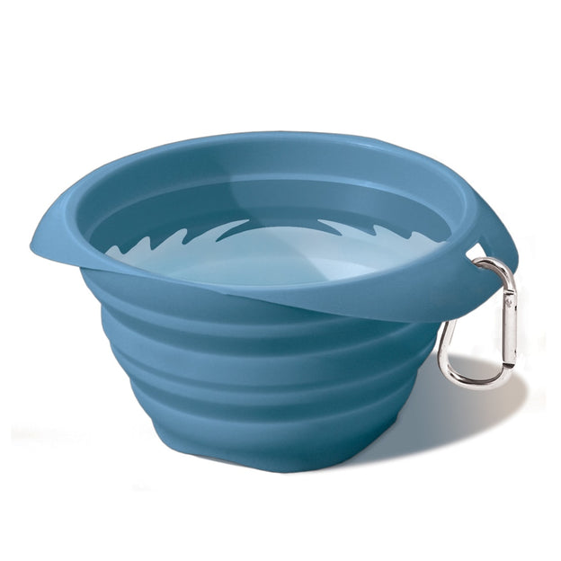 Dog bowls - Large Plastic Dog Bowl - Puppy bowls - 4 pack - Color may vary