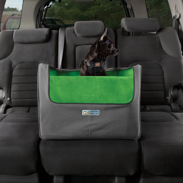 Kurgo Skybox Booster Siège rehausseur voiture pour chien noir et oran