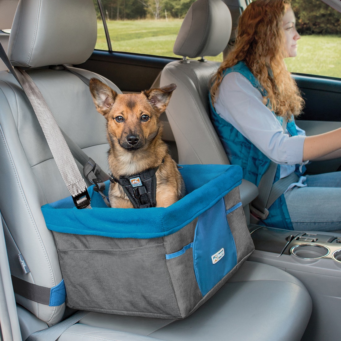 Kurgo Rover Booster Dog Seat, Heather Charcoal