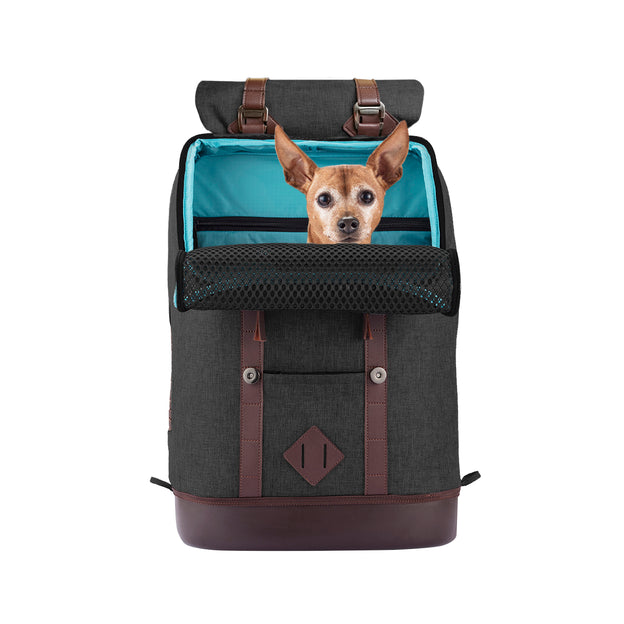 Two-tier Pet Travel Backpack, Best Hiking Double Cat-Dog Carrier Bag For  Two Small Pets